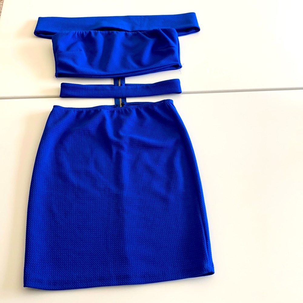 Sexy blue dress